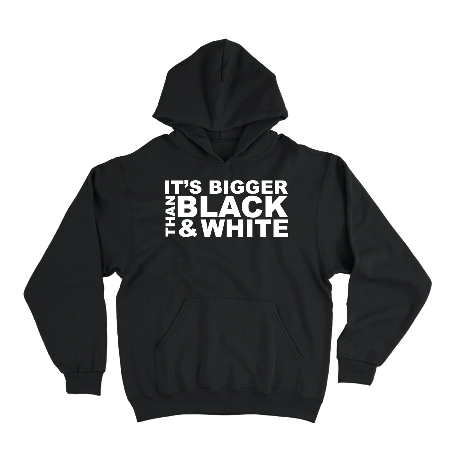 BLM Its bigger than Black and White Hoodie